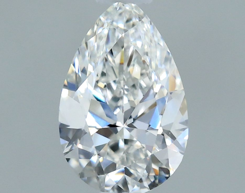 0.5 carat E-VS2 Natūralus Pear Deimantas (1)