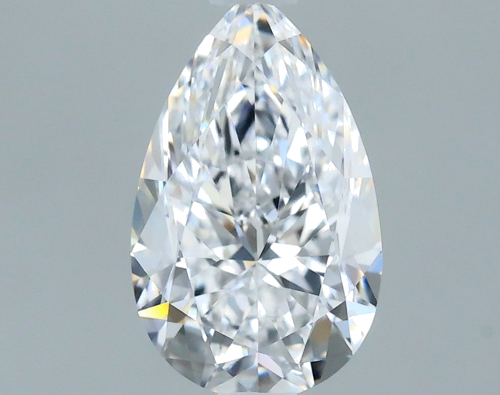 0.77 carat D-IF Natūralus Pear Deimantas (1)