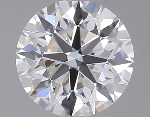 0.5 carat F-VVS2 Excellent cut Natūralus Round Deimantas (1)