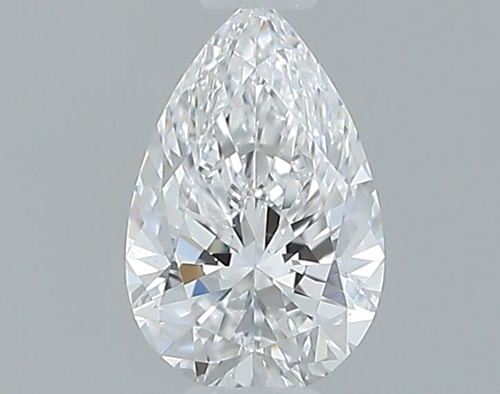 0.3 carat D-VS1 Natūralus Pear Deimantas (1)