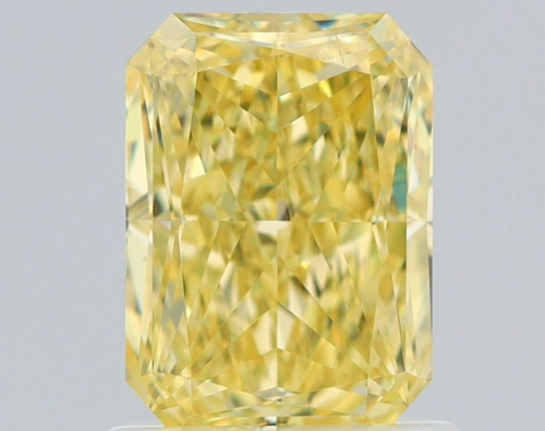 1.14 carat Fancy Intense Yellow-VVS2 Natūralus Radiant Deimantas (1)