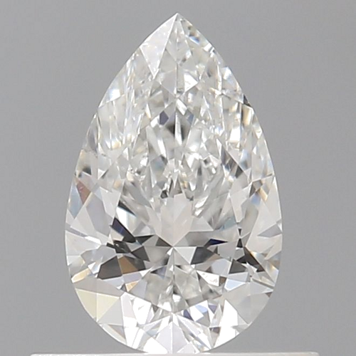 0.51 carat F-SI2 Natūralus Pear Deimantas (1)