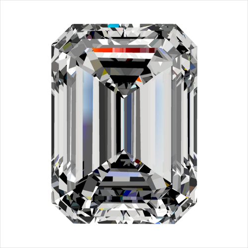 0.3 carat E-VS2 Natūralus Emerald Deimantas (1)
