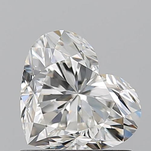 1.03 carat I-VVS2 Natūralus Heart Deimantas (1)