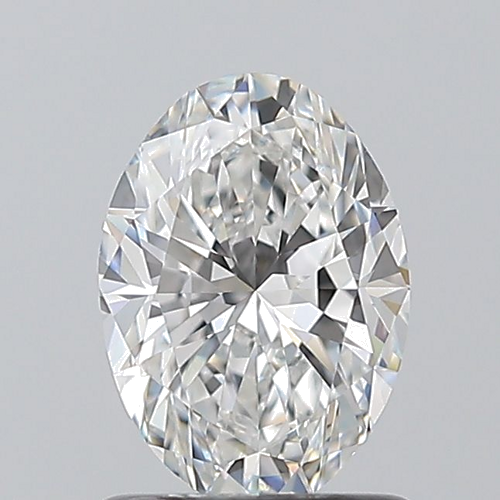 1.0 carat F-VVS2 Natūralus Oval Deimantas (1)