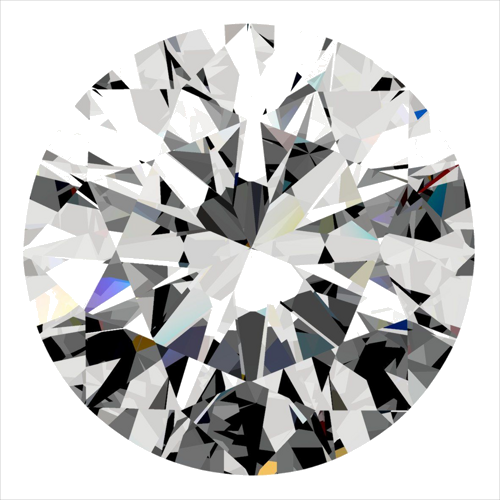 0.3 carat F-VS2 Excellent cut Natūralus Round Deimantas (1)