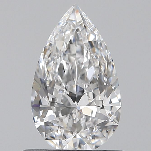 0.6 carat D-SI1 Natūralus Pear Deimantas (1)