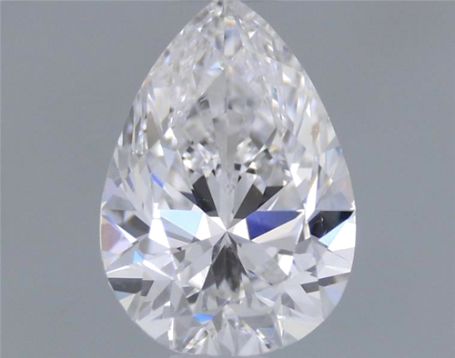 0.81 carat D-SI1 Natūralus Pear Deimantas (1)