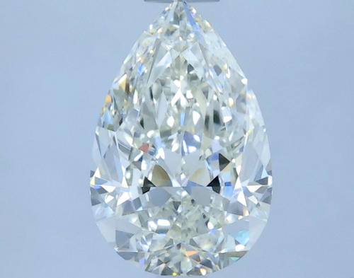 0.71 carat I-VS2 Natūralus Pear Deimantas (1)