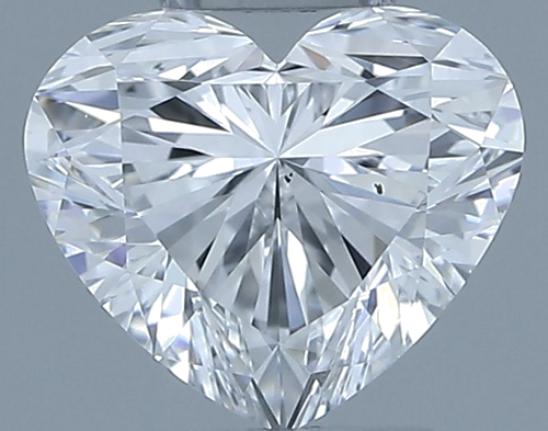 0.62 carat D-VS2 Natūralus Heart Deimantas (1)
