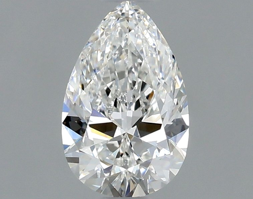0.51 carat E-VVS2 Natūralus Pear Deimantas (1)