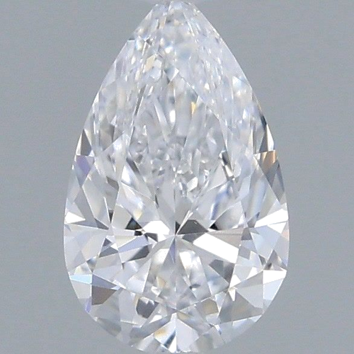 0.36 carat D-VS1 Natūralus Pear Deimantas (1)