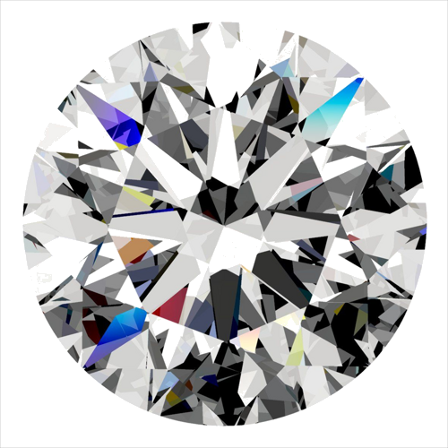 0.31 carat F-VVS1 Excellent cut Natūralus Round Deimantas (1)