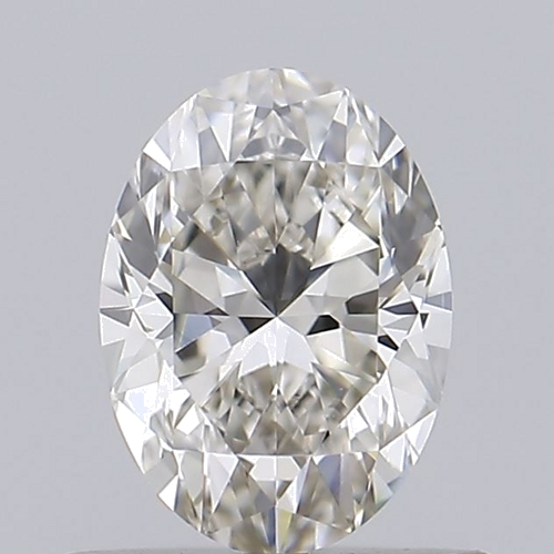 0.53 carat K-VVS1 Natūralus Oval Deimantas (1)