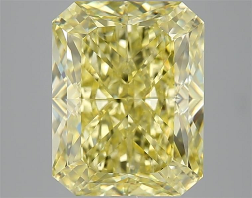 5.01 carat Fancy Intense Yellow-VS2 Natūralus Radiant Deimantas (1)