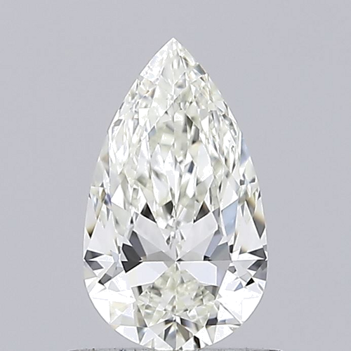 0.6 carat J-VS2 Natūralus Pear Deimantas (1)