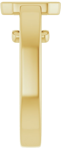 Sužadėtuvių Žiedas „Bezel-Set Solitaire“ 14k yellow gold Emerald 11mm x 9mm (4)
