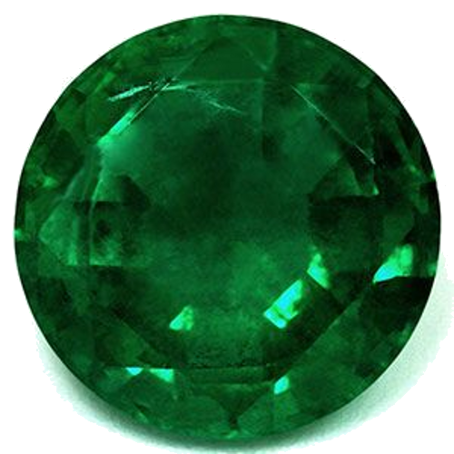 2.66 carat GREEN Round Smaragdas (1)