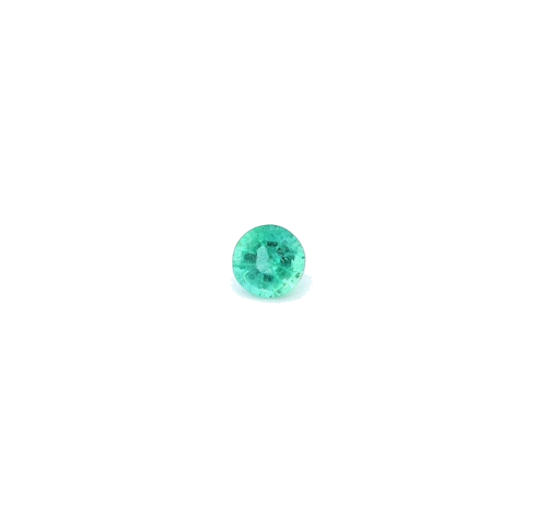 0.32 carat GREEN Round Smaragdas (1)