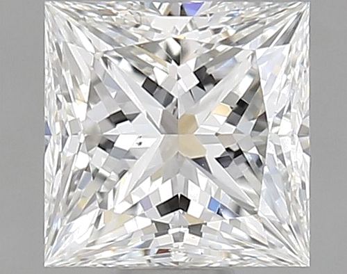0.7 carat G-VS2 Natūralus Princess Deimantas (1)