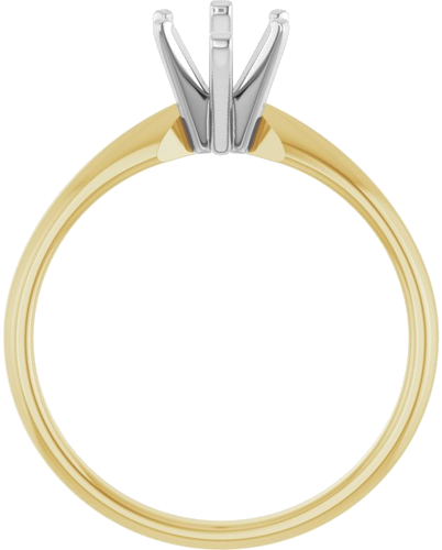 Sužadėtuvių Žiedas „Solitaire“ 585 Baltojo Ir Geltonojo Aukso Marquise 10.5mm x 5.5mm (2)