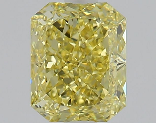 1.02 carat Fancy Yellow-VVS1 Natūralus Radiant Deimantas (1)