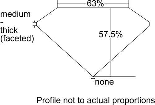 0.35 carat G-VS2 Natūralus Heart Deimantas (1)