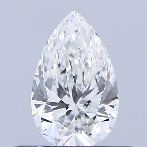 0.4 carat F-VS2 Natūralus Pear Deimantas (1)