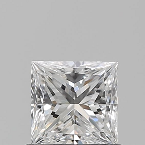 0.71 carat E-VVS2 Natūralus Princess Deimantas (1)
