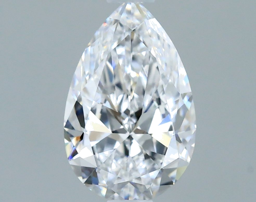 0.7 carat D-VVS1 Natūralus Pear Deimantas (1)