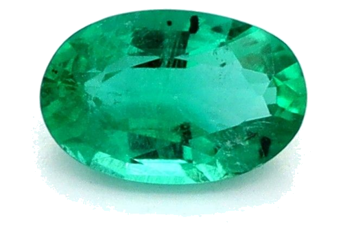 0.23 carat GREEN Oval Smaragdas (1)