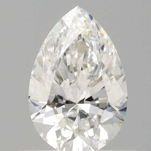 0.5 carat F-VVS1 Natūralus Pear Deimantas (1)