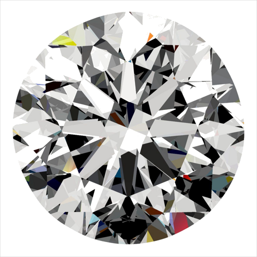 0.4 carat E-VS1 Very Good cut Natūralus Round Deimantas (1)
