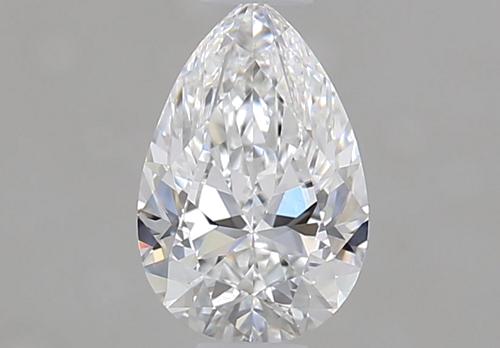 0.51 carat E-VVS1 Natūralus Pear Deimantas (1)