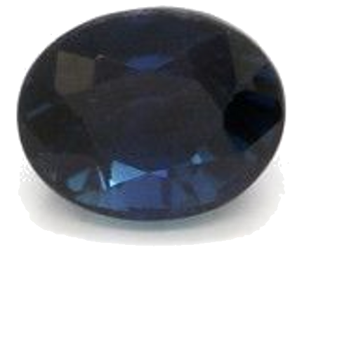 0.42 carat BLUE BRILLIANTSTEP cut Oval Safyras (1)