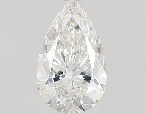 0.6 carat G-SI1 Natūralus Pear Deimantas (1)