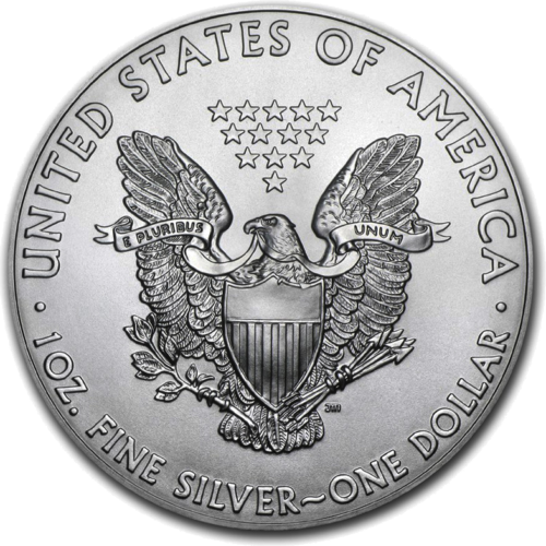 1 oz Американский Орел США серебряная монета (разные годы выпуска) (1)