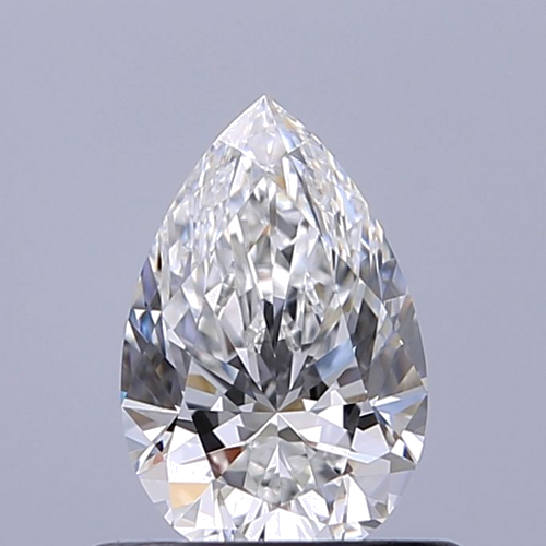 0.54 carat F-VVS1 Natūralus Pear Deimantas (1)