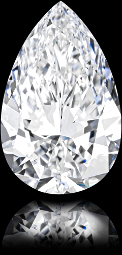 3.01 carat E-IF Natūralus Pear Deimantas (1)