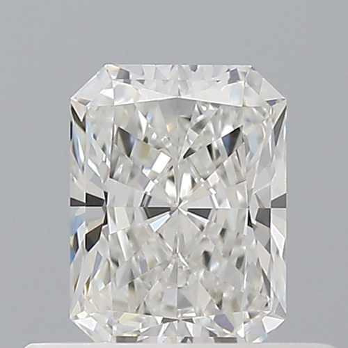 0.52 carat F-VVS1 Natūralus Radiant Deimantas (1)