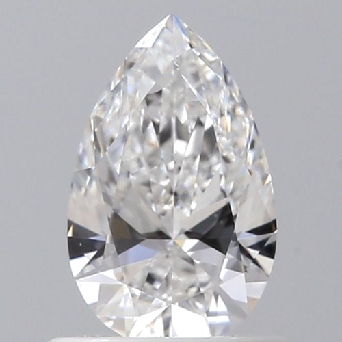 0.6 carat E-VS1 Natūralus Pear Deimantas (1)