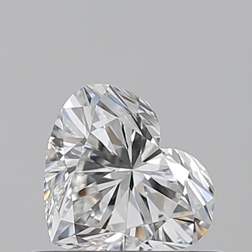 0.5 carat F-VVS1 Natūralus Heart Deimantas (1)