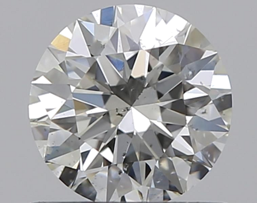 0.61 carat I-SI1 Excellent cut Natūralus Round Deimantas (1)