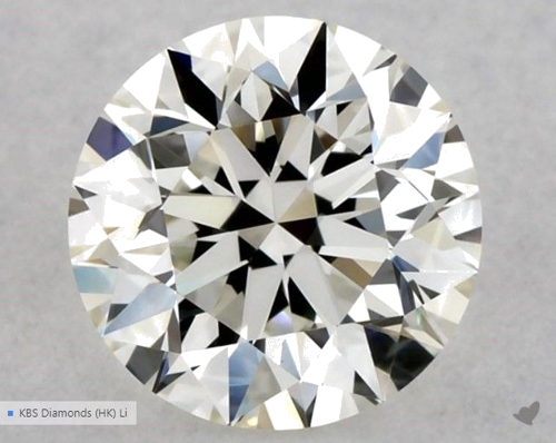 0.55 carat I-VVS2 Excellent cut Natūralus Round Deimantas (1)