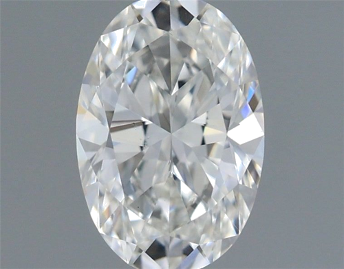 0.5 carat H-VS2 Natūralus Oval Deimantas (1)