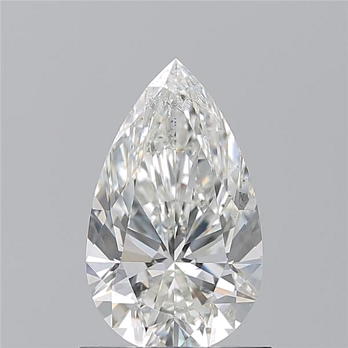 1.01 carat H-SI2 Natūralus Pear Deimantas (1)