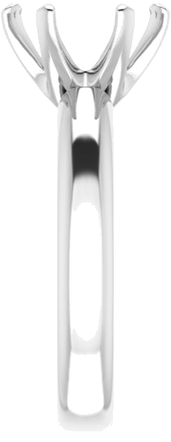 Sužadėtuvių Žiedas „Solitaire“ 950 Platinos Round 9.4mm (4)