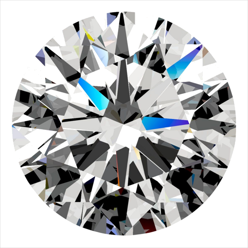 0.3 carat F-VVS1 Excellent cut Natūralus Round Deimantas (1)