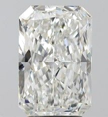 3.51 carat H-SI1 Natūralus Radiant Deimantas (1)