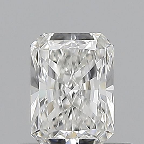 0.52 carat E-VVS1 Natūralus Radiant Deimantas (1)